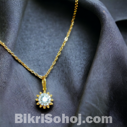 American Diamond Stone Pendent.